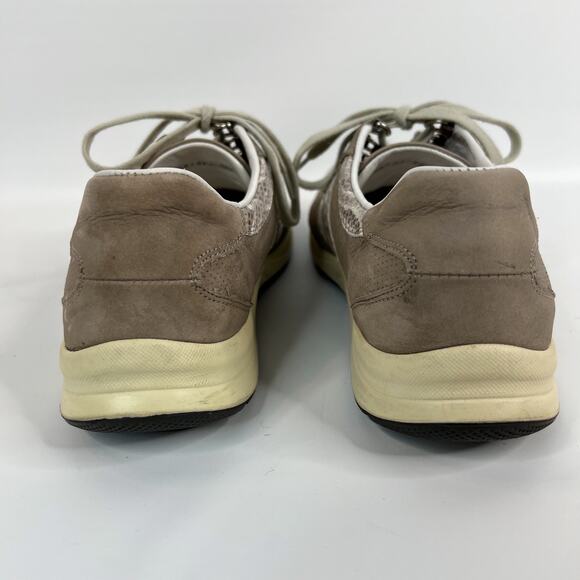 Mephisto Laser Perforated Sneaker US 10 Light Gray Nubuck Oxford Comfort Shoes - Picture 4 of 11